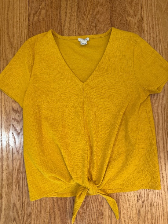 Tops - J crew factory top, yellow